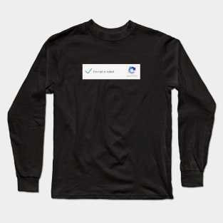 reCaptcha Long Sleeve T-Shirt